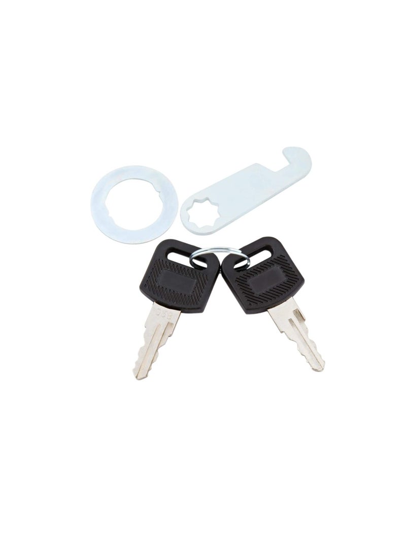 ROBUSTLINE Robustline Cam Drawer Lock - Chrome Plated  - Image 2