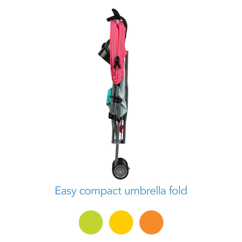 Cosco Character Umbrella Stroller, Easy to Store Anywhere with its Compact Umbrella fold, Pink Flamingo - Image 4