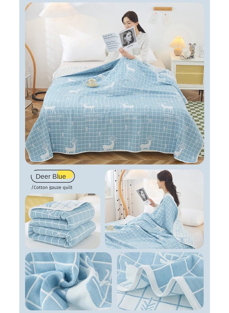 Y&D 150*200cm Six Layer Absorbent Cotton Towel Summer Cool Blanket  - Image 4