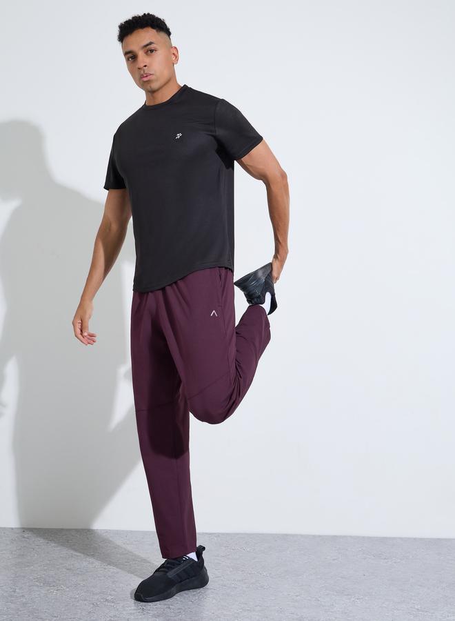 Styli Purple Solid Performance Track Pants - Image 2