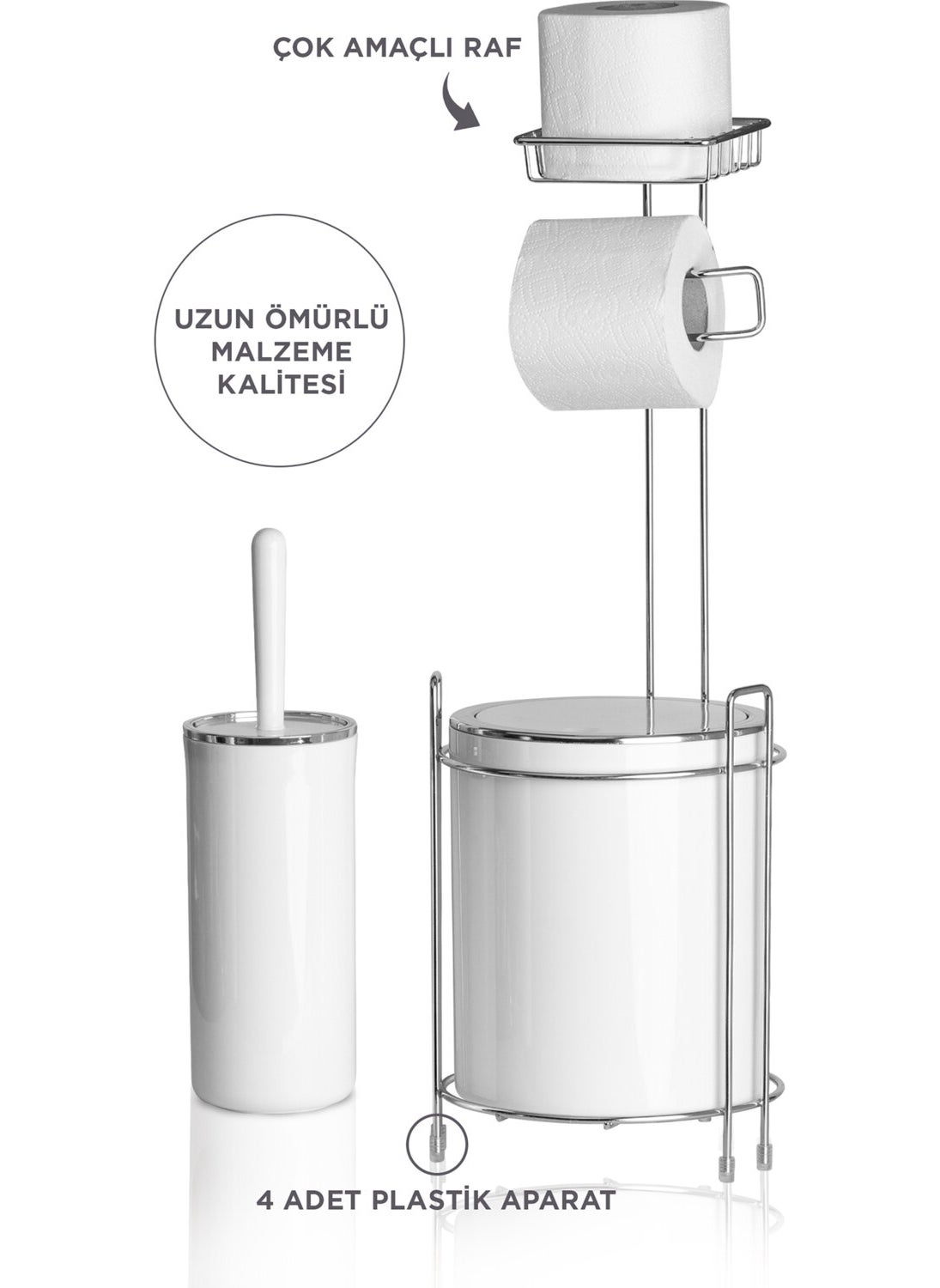 ‎okyanus Home Ocean Home Chrome Replacement WC Paper Holder  - Image 3