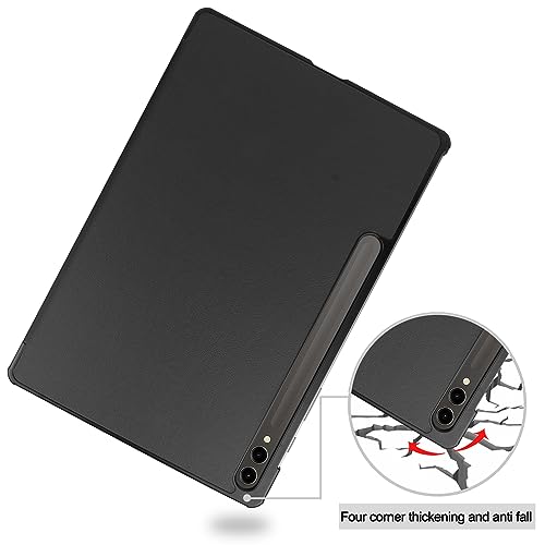 ProElite Cover for Samsung Galaxy Tab S9 FE+/S9 Plus/S10+ 12.4 inch Case, Smart Trifold Flip case Cover for Galaxy Tab S9 FE Plus/S9 Plus/S10+ 12.4 inch Support S Pen Magnetic Attachment, Eiffel - Image 5