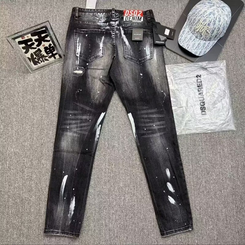 Unisex Classic Denim Jeans Loose Fit Daily Outdoor Wear - Image 4