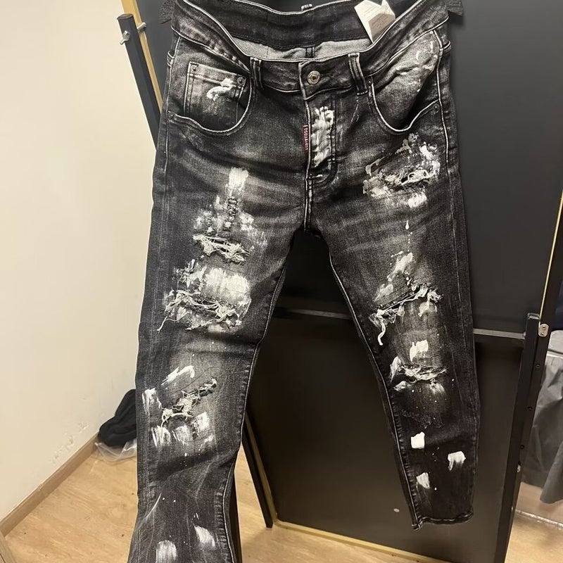 Unisex Classic Denim Jeans Loose Fit Daily Outdoor Wear - Image 5