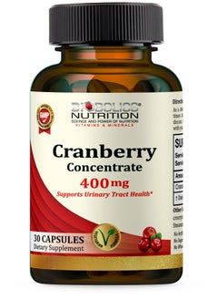 BIOBOLICS  Cranberry 400 mg - 30 Capsules (Supports Urinary Tract Health)  - Image 1