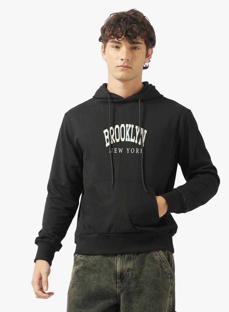 Seventy Five Graphic Pullover Oversize Hoodie - Image 1