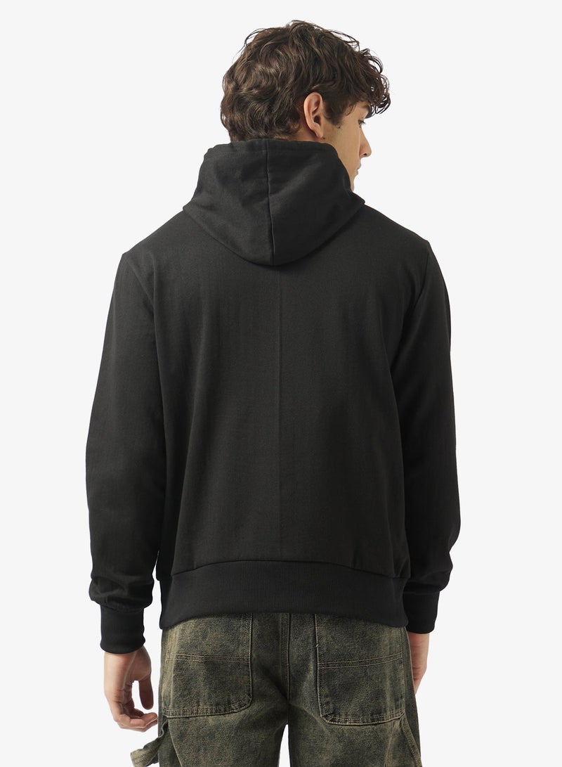Seventy Five Graphic Pullover Oversize Hoodie - Image 2