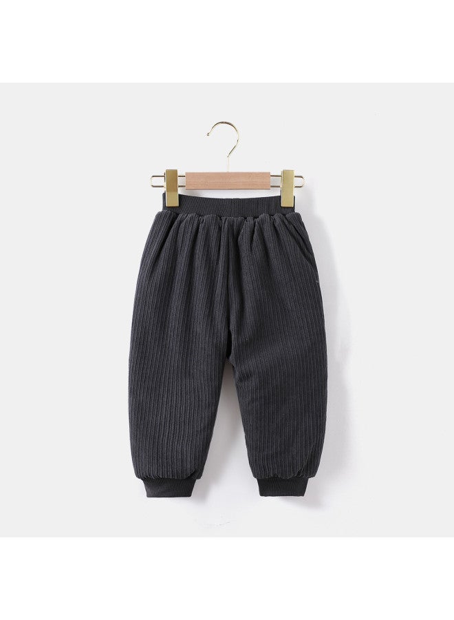 Boys' Winter Warm Cotton Pants Baby Fashionable Long Pants - Image 3