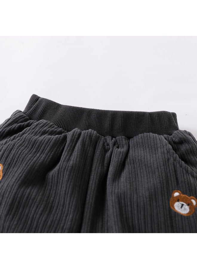 Boys' Winter Warm Cotton Pants Baby Fashionable Long Pants - Image 5