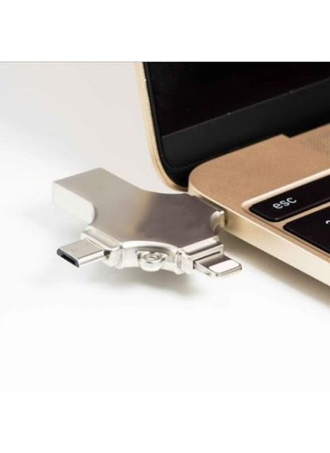 4-In-1 Photo Stick USB Flash Drive 8GB Memory Stick USB 3.0 High Speed Thumb Drives Portable Mini Jump Drive Storage Device External Storage for Smartphone/Laptop/PC/Android