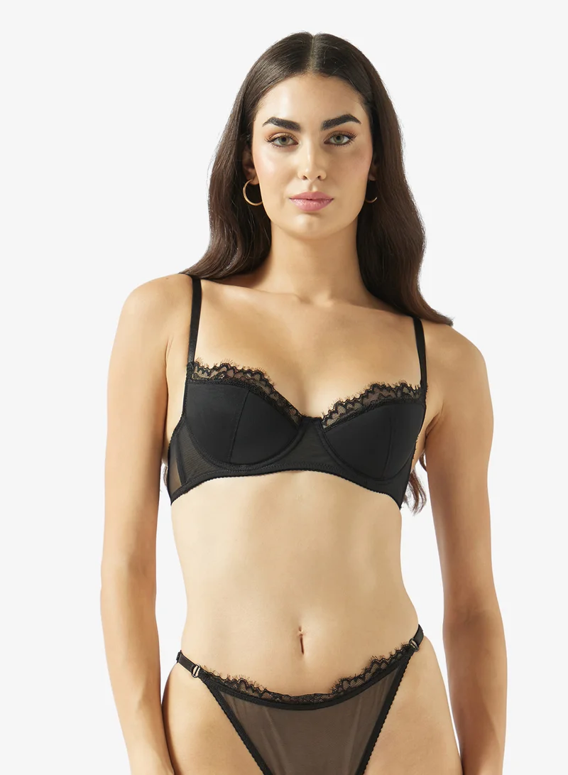 Ginger 2PC Lace Wired Bra & Brief Set