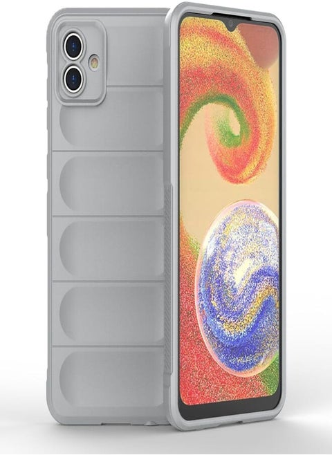 Flexible Shockproof Full Camera Protection Case Cover with Inner Lining Compatible with Samsung Galaxy A06 / Compatible with samsung a06 cover (grey)