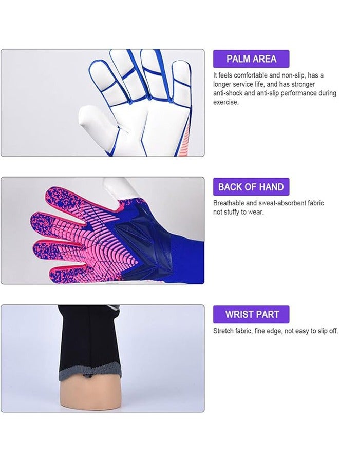 Sthxyfaith Football Gloves for Kids Goalkeeper Gloves, Football Gloves for Boys, Girls and Juniors Football Gloves for Training and Game, Non-Slip Wrist Cover, Size 9yards - Image 2