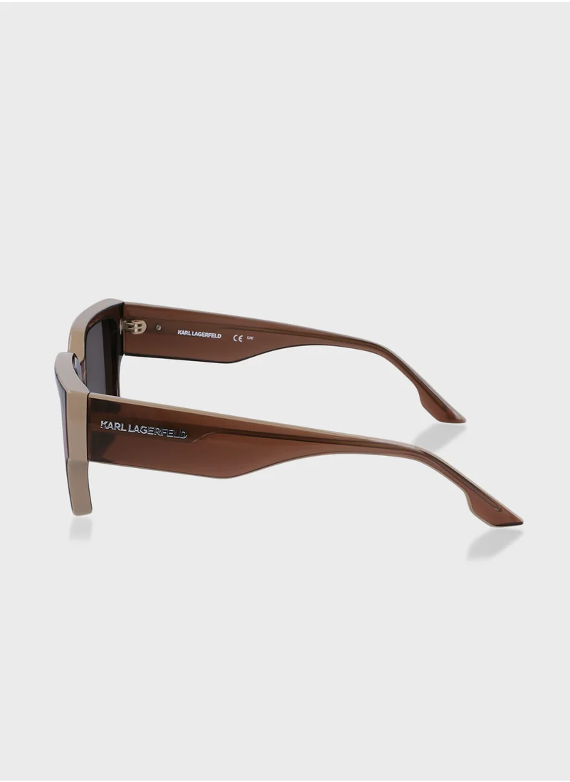 كارل لاغرفيلد Modified Rectangle Sunglasses