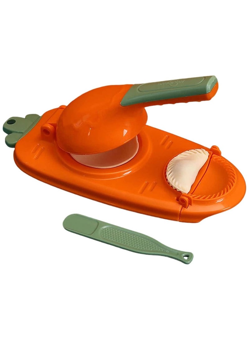 DubaiGallery 2 In 1 Dumpling Maker,Dumpling Skin Artifact,DIY Dumpling Maker Tool,Dumpling Skin Wrapper Mould Dough Press Maker,Portable Dumpling Wrappers Maker and... - Image 2