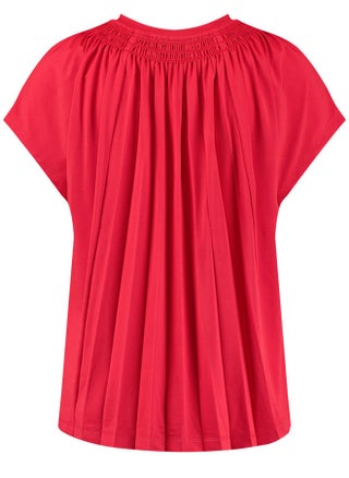 Short sleeve top with pleats on the back - pzsku/ZA08B439013329DBFD6FDZ/45/_/1687425651/fda7959c-e9f9-404d-93c5-546ebb89be39
