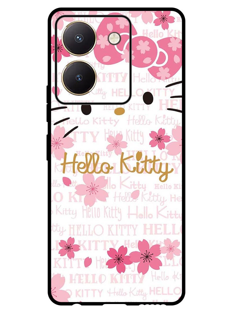 Theodor Protective Case Anti Scratch Shock Proof Bumper Cover For Vivo Y27s Hello Kitty - Image 1