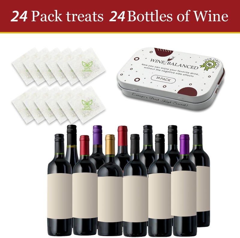 Wine Balanced Norway's Secret! Wine Filter! | No More Wine Drops or Wands! Sulfite And Histamines Remover (24 Pack) - All Natural Wine Purifier Filter for Wine Drinker & Wine Lover - Image 3