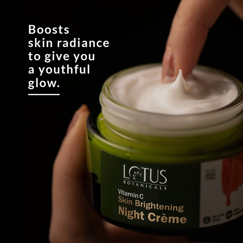 LOTUS BOTANICALS Lotus Botanicals Day Night Pack Vitamin C Face Wash Day Cream Night Cream Combo Pack Pack of 3 - Image 4