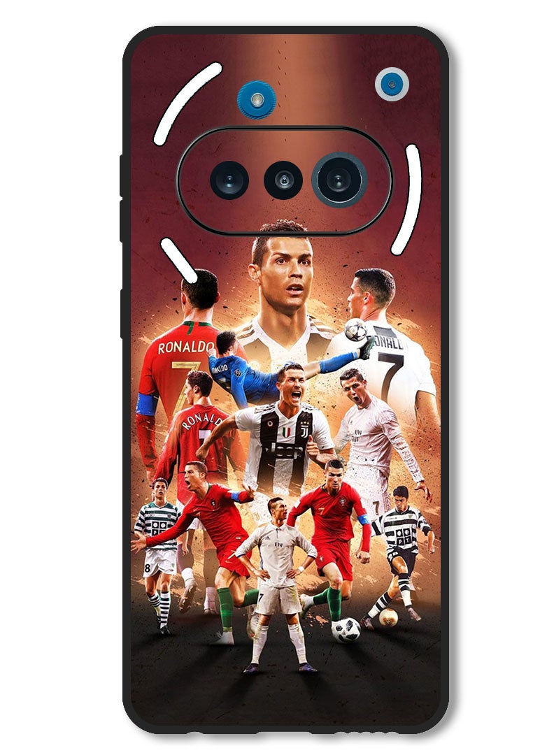 Theodor Case Compatible with Nothing Phone 3a Protection Shockproof Bumper Cover Ronaldo (8) - Image 1