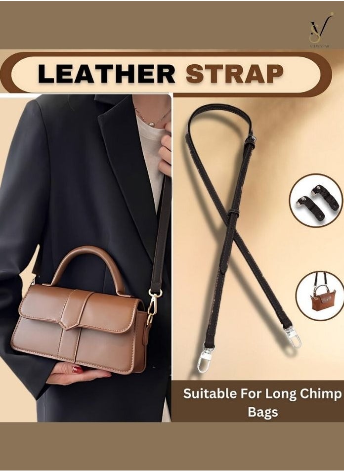 VIEW STAR - Viewstar Leather Purse Straps Replacement Crossbody Adjustable Shoulder Strap for Tote Handbag & all other bags Conversion Kit - Image 1