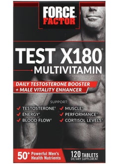 Test X180 Multivitamin + Testosterone Booster 120 Tablets