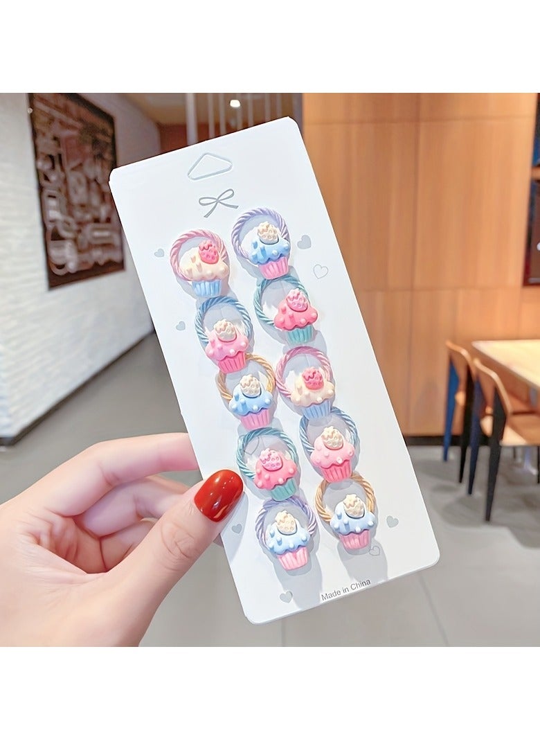 إيفرين 50 قطعة في عبوة من الأربطة المطاطية التي لا تؤذي الشعر وتتمتع بمرونة جيدة للفتيات، حبل رأس مطاطي برباط مطاطي، ربطة شعر صغيرة الحجم، إكسسوار للشعر بحلقة شعر متشابكة - Image 3