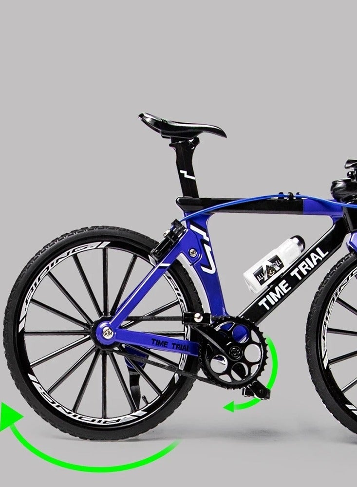 1:8 Model Mini Alloy Bicycle Diecast Model Toy Bike Mountain Finger Bicycle Simulation Collection Gifts Toy - Image 5