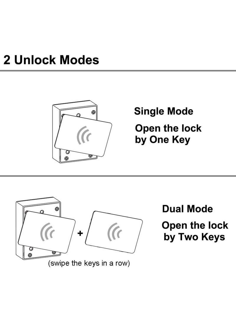 RFID Locks for Cabinets Hidden DIY Lock - Electronic Lock with USB Cable for Wooden Drawer Locker Cupboard Gun Box - Image 5