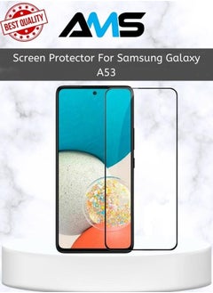 AMS Tempered Glass Screen Protector For Samsung Galaxy A53 