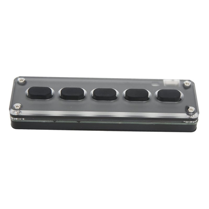 لوحة مفاتيح صغيرة قابلة للبرمجة بخمسة مفاتيح باللون الأسود مع تخزين مدمج لأجهزة الكمبيوتر المكتبية - Image 4