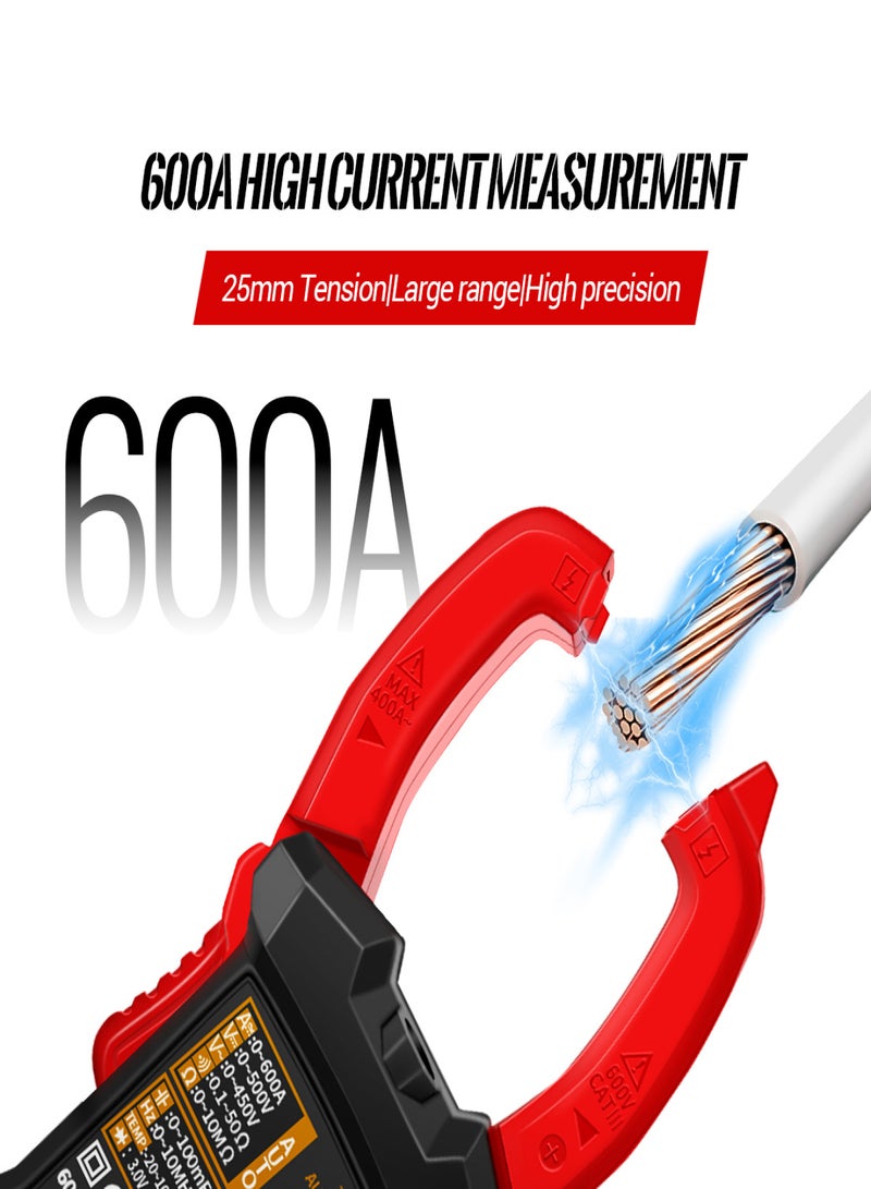 ANENG ST194 6000 Counts Digital Clamp Meter True RMS Current Tester NCV Universal Meter DC/AC Voltmeter AC/DC Amp Meter Clamp-type Multimeter Automatic Integrated Smart Clamp Current Meter Tester - Image 4