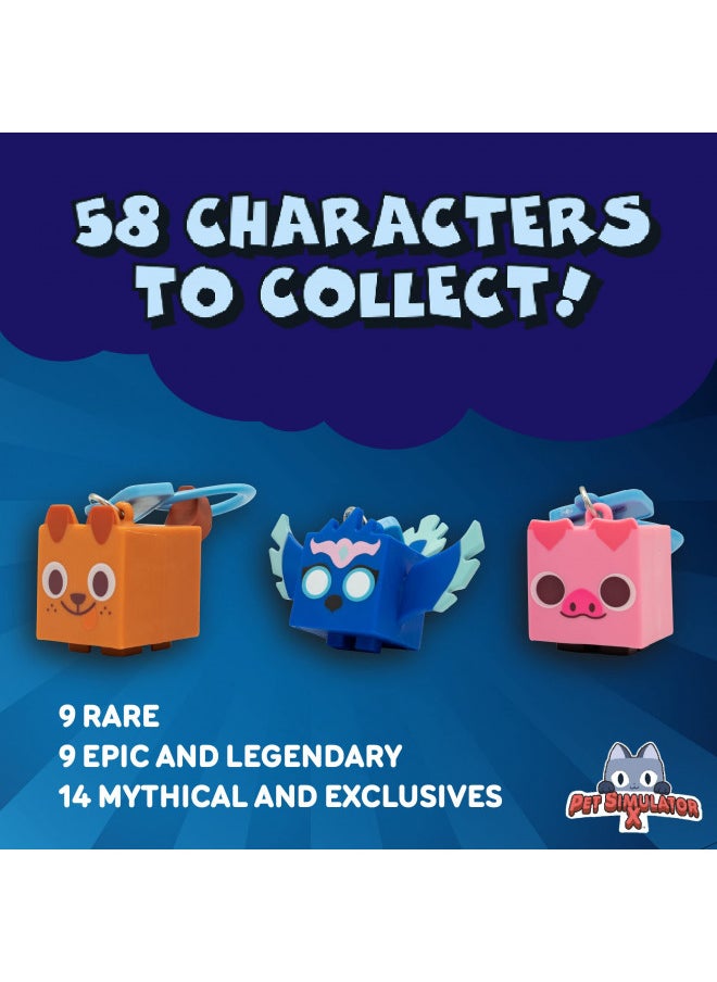 UCC Distributing PET Simulator X - Mystery Pet Minifigure Toys with Collector Clip - Blind Bags 24 Pack Box and Chance of DLC Code - Surprise Collectable  - Image 3