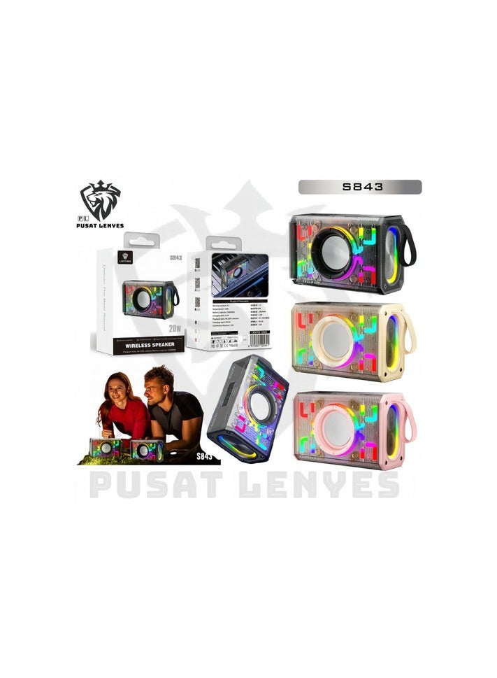 LENYES S843 20W Wireless Speaker Bluetooth - Image 3