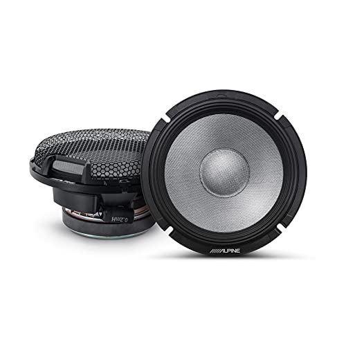 Alpine R2-S65C 6.5" R-Series High-Resolution 2-Way Component Speaker Set, Pair - Image 2