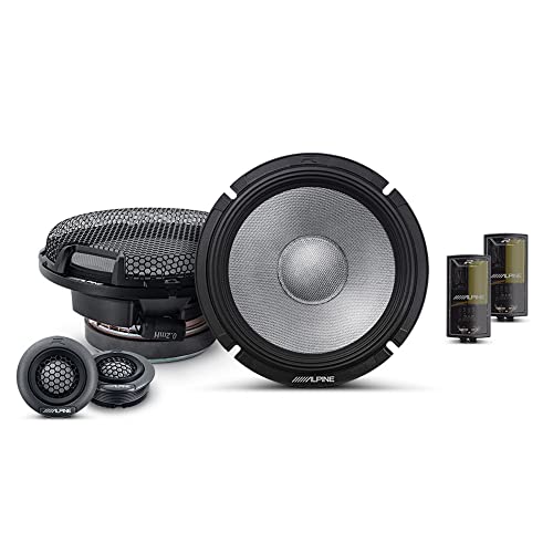 Alpine R2-S65C 6.5" R-Series High-Resolution 2-Way Component Speaker Set, Pair - Image 1