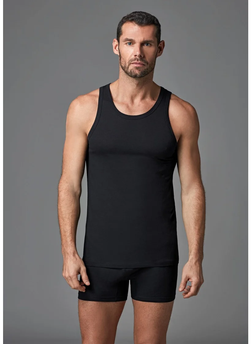 داجي Black Modal Male Undershirt