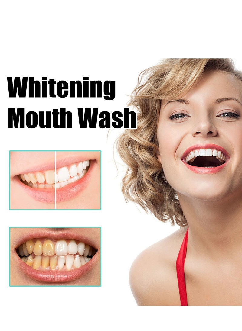 ORALHOE - Pulling Oil With Coconut & Peppermint, Oil-Mouthwash for Oral Care-Teeth Whitening and Fresh Breath, Organic Essential Oils Mouthwash With Tongue Scraper Alcohol-Free, Treatment for Gum 100ml - Image 1