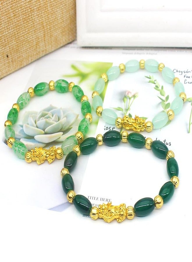 INENIMARTJ Pi Xiu Bracelet Feng Shui Black Obsidian Wealth Bracelets, Adjustable Elastic Band Mantra Amulet Bracelet for Women Men (BB) - Image 5