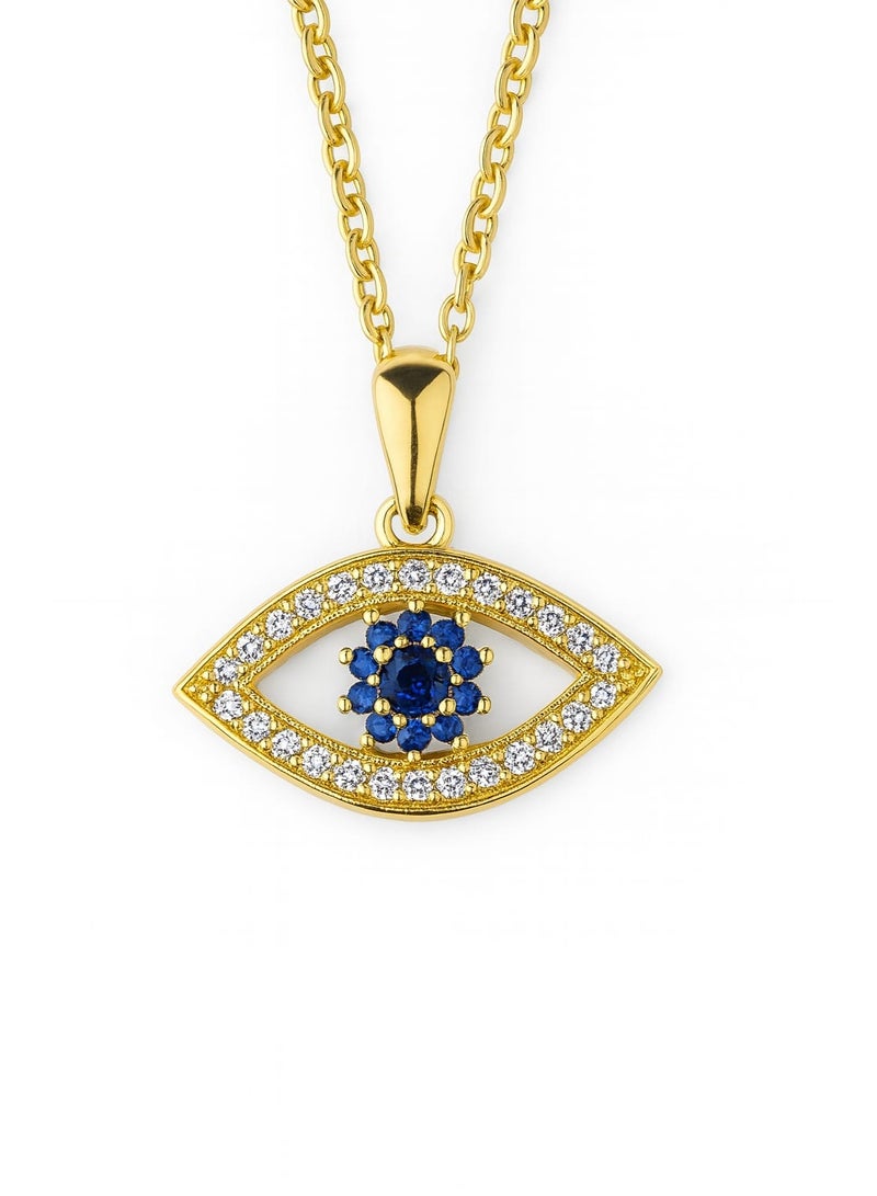 فلافي عقد نسائي بدلاية عين مرصعة بالكريستال – لمسة راقية - Image 3