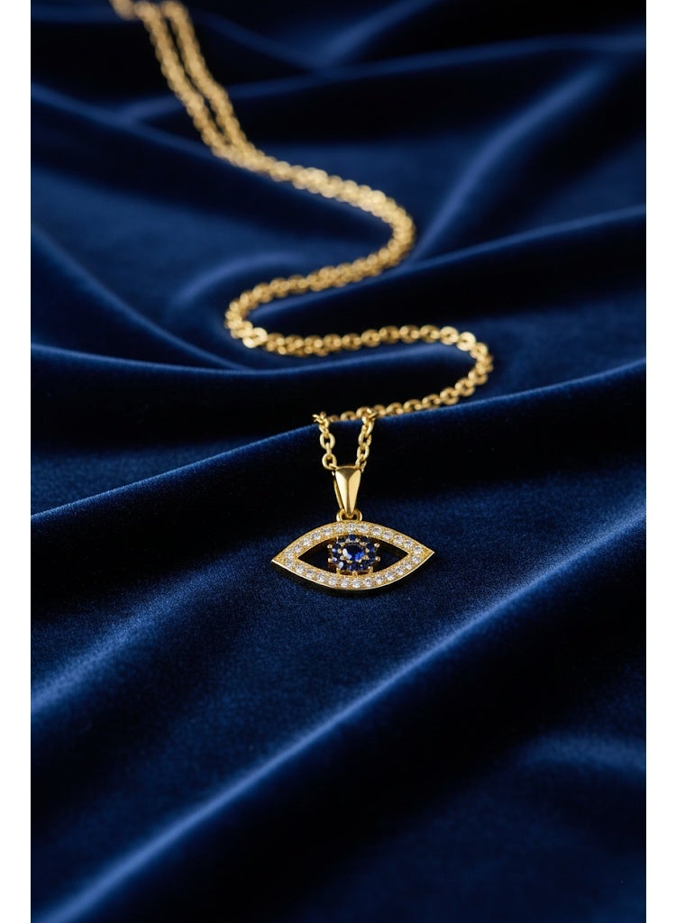 فلافي عقد نسائي بدلاية عين مرصعة بالكريستال – لمسة راقية - Image 2