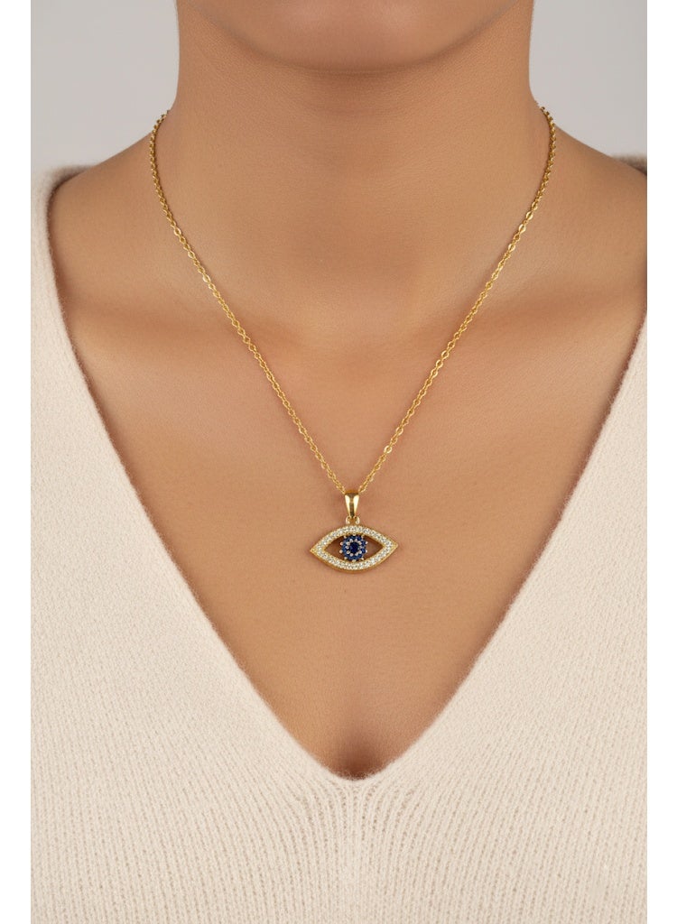 فلافي عقد نسائي بدلاية عين مرصعة بالكريستال – لمسة راقية - Image 1