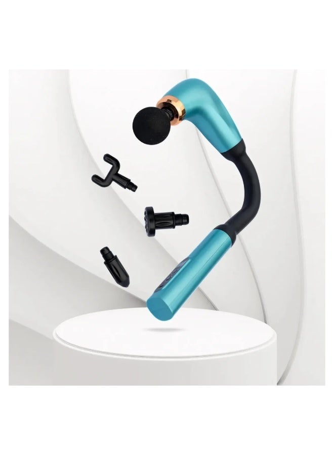 Massage Gun with Extended Handle Revolutionary U-Shaped Back Massager For Pain Relief Deep Tissue Body Massage Hammer For Neck Shoulder Leg Reach Every Muscle with Ease - Image 5