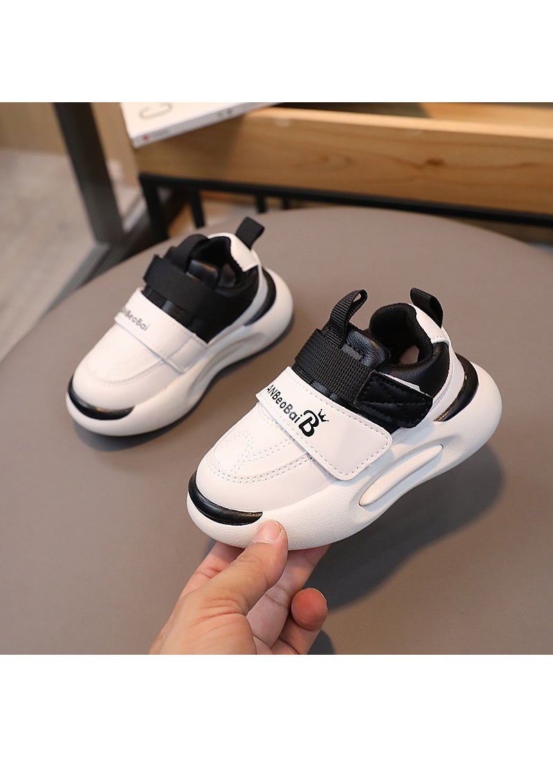 Generic 2023 Autumn Kids Casual Anti-Slip Sneakers A23-5 Black 