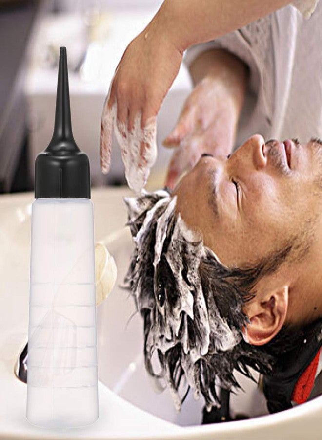 زجاجة صبغة شعر عامة سعة 150 مل، زجاجة خلط ألوان الشعر، زجاجة وضع ألوان الشعر بطرف أسود مائل | - Image 2