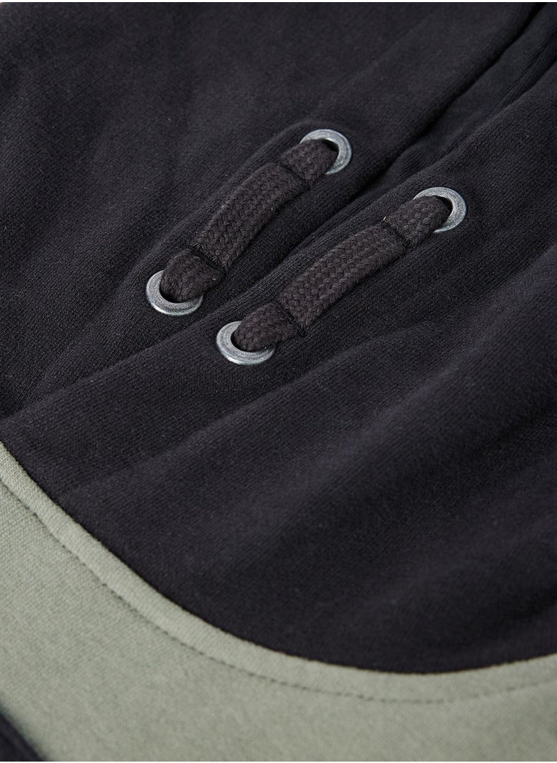 NAME IT Kids Organic Color Block Hoodie  - Image 4