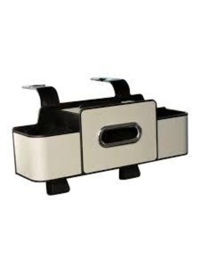 Car Back Seat Organizer – Beige - Image 1
