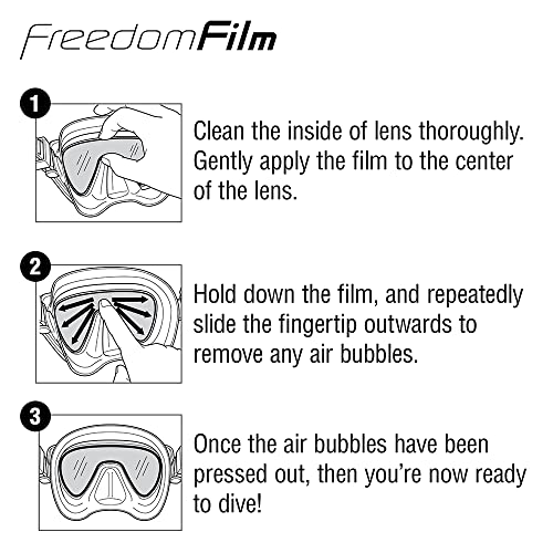 TUSA unisex adult TUSA Sport Anti Fog Freedom Film for all Single Window Masks, Masgle Window masks, Single Window US - Image 3