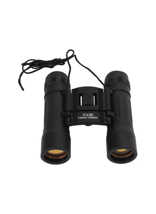 Thoraya - Binoculars 12X30 Optical Red Film Mini Binoculars Outdoor Travel Portable Telescope - Image 1