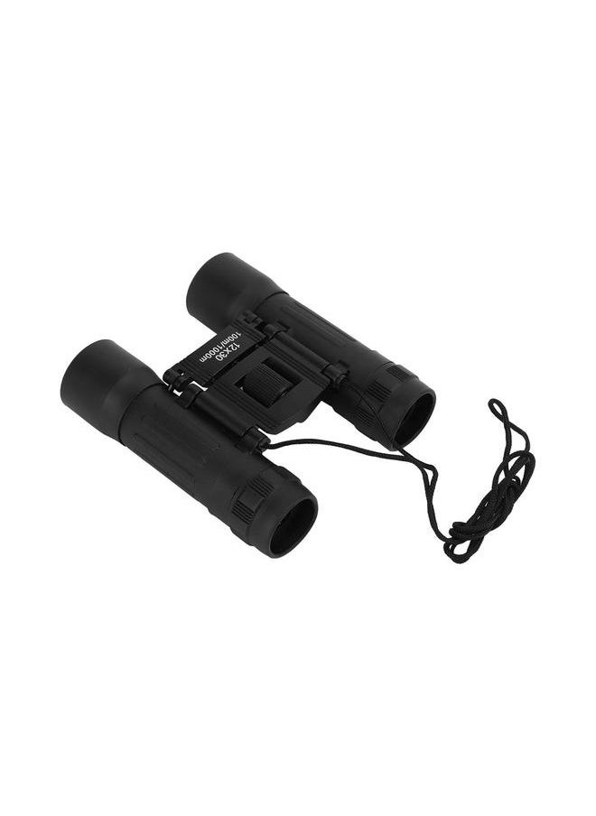 Thoraya - Binoculars 12X30 Optical Red Film Mini Binoculars Outdoor Travel Portable Telescope - Image 1